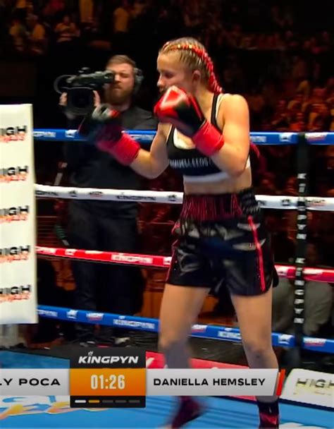 daniella hemsley of leaked|Kingpyn Boxing results: Daniella Hemsley flashes audience after。